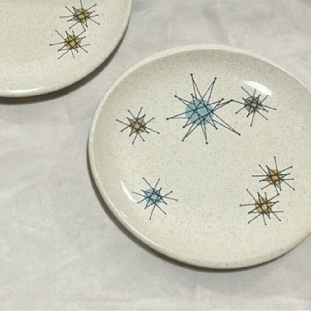 Franciscan Starburst Dinnerware in Cream and Blue